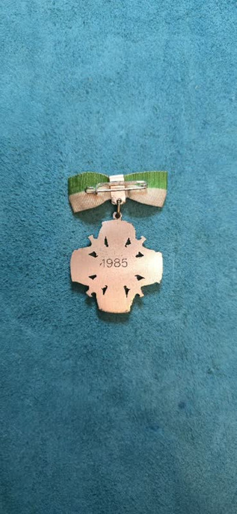 نمای پشت مدال شوالیه