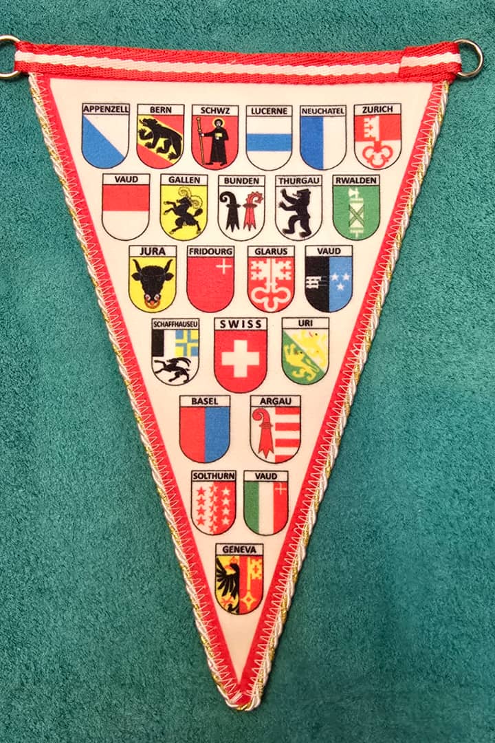 پرچم سوئیس پشت