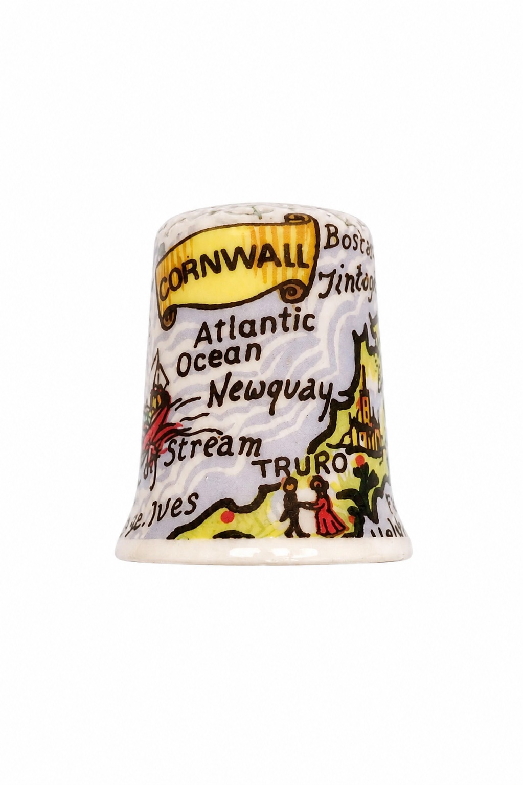 انگشتانه قدیمی کلکسیونی انگلیسی آکبند cornwall