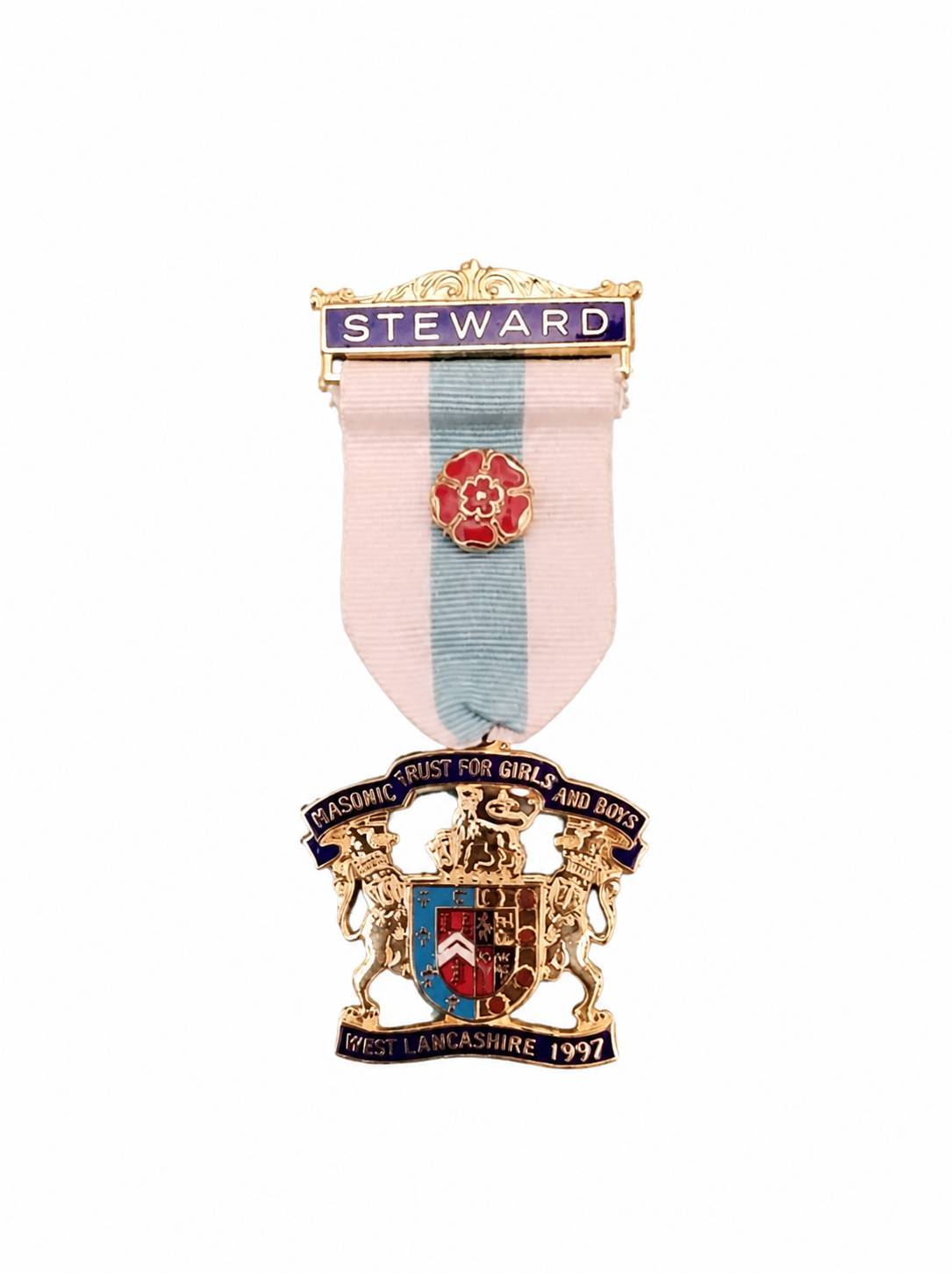 مدال کلکسیونی قدیمی اوریجینال استیوارد steward انگلیس 1997