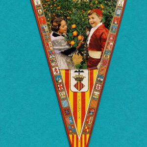 پرچم سه‌گوش کلکسیونی اسپانیا Valencia