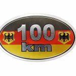 استیکر یا برچسب اوریجینال آلمان  100Km Germany
