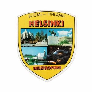 استیکر یا برچسب اوریجینال آلمانی شهر هلسینکی Helsinki