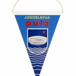 پرچم سه گوش کلکسیونی و زیبای یوگوسلاوی Pula