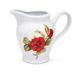 سس خوری،شکرریز کلکسیونی آنتیک طرح گلسرخی چینی گیلانی