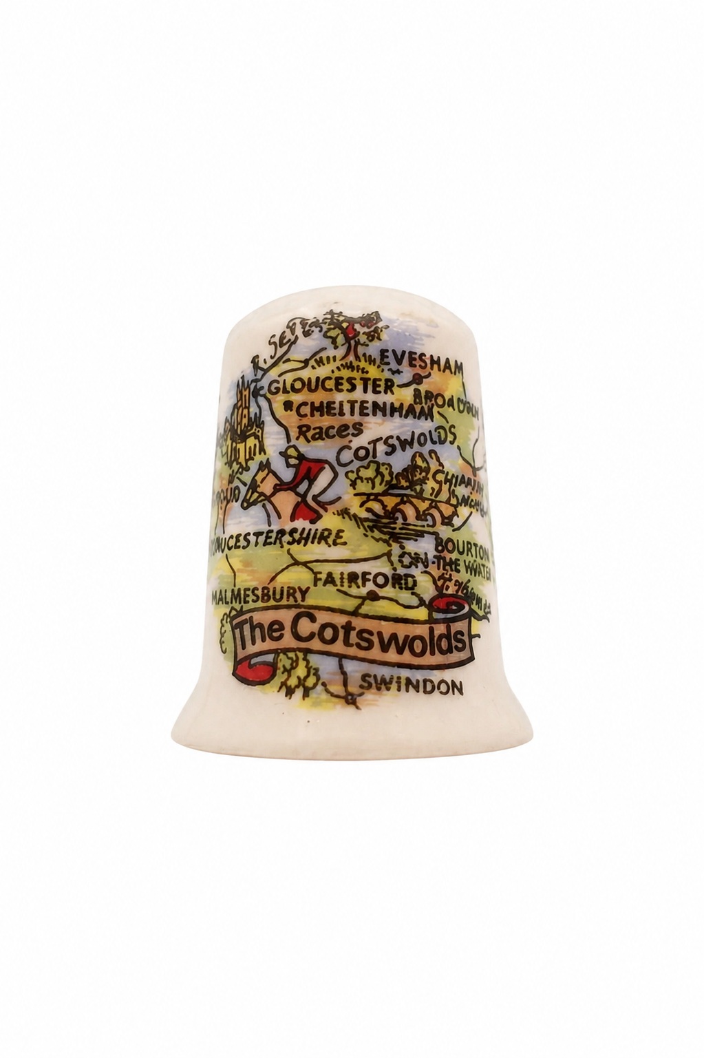 1779776264_7790057155 انگشتانه قدیمی کلکسیونی انگلیسی آکبند با طرح The Cotswolds - Image 1