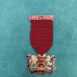 مدال کلکسیونی قدیمی اوریجینال استیوارد steward انگلیس 1976