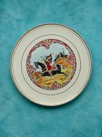 بشقاب ژاپنی Nakashima طرح سوارکار و اسب