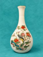 گلدان کلکسیونی wedgwood انگلیس با طرح kutani crane